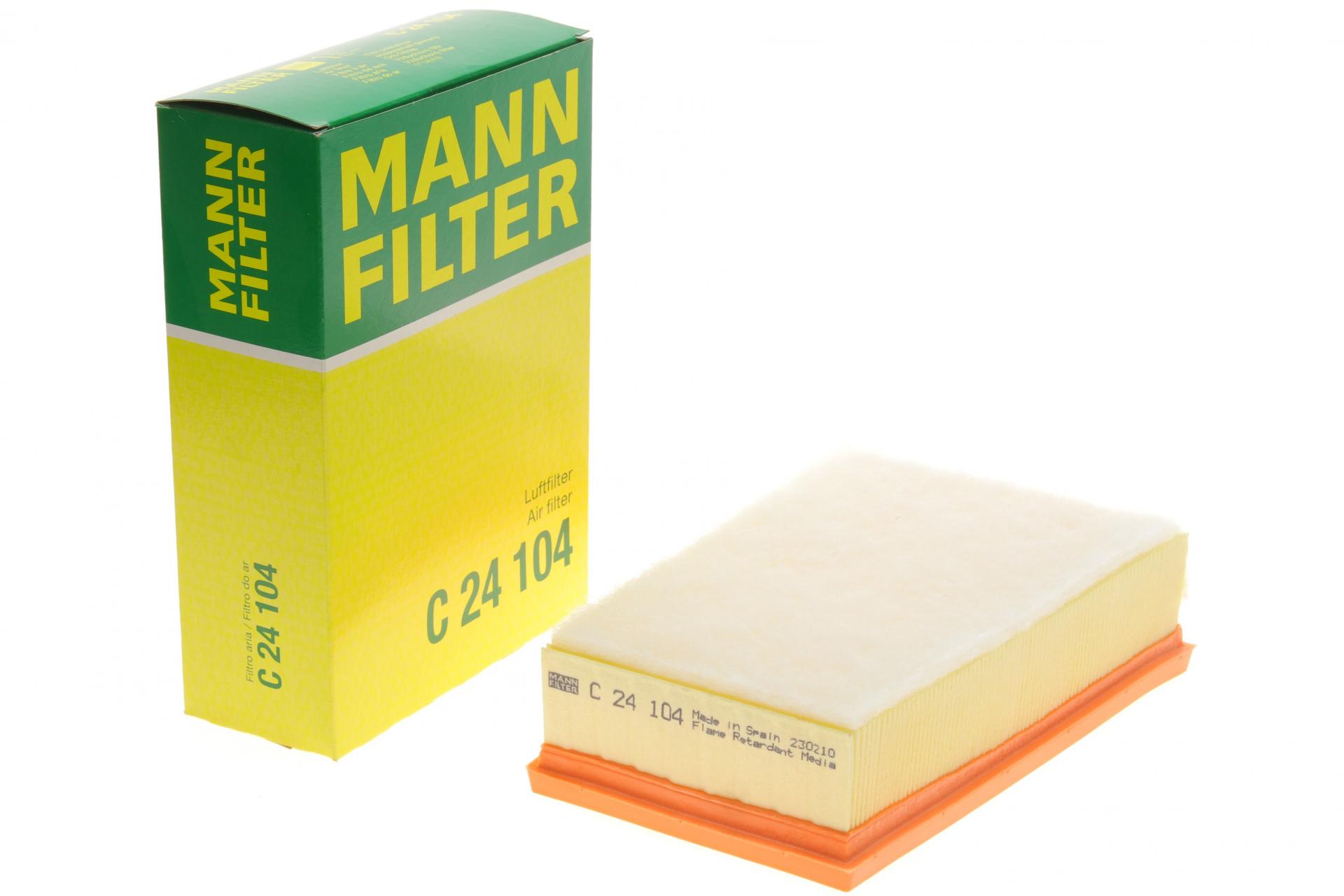 Фильтр воздушный Mann-Filter для Renault Koleos 2,0dCi 08- (C 24 104)