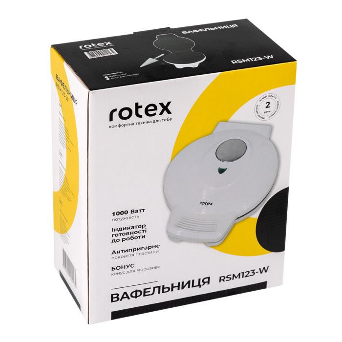 Вафельниця Rotex RSM123-W + конус для морозива - фото 4 Вафельниця Rotex RSM123-W + конус для морозива - фото 4