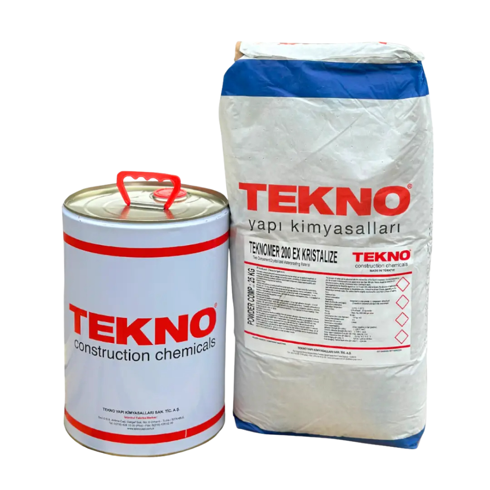 Гидроизоляция суперэластичная полимерцементная проникающая Teknomer 200 EX Kristalize 35 кг (TM200EXC)