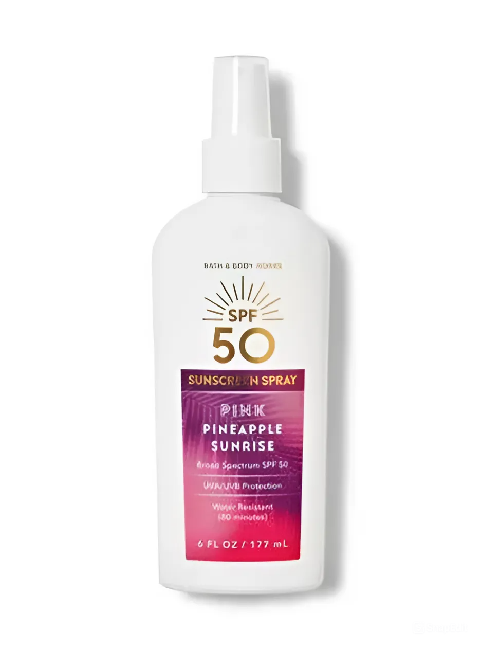 Спрей сонцезахисний SPF 50 Bath&Body Works Costa Rica Pink Pineapple Sunrise (18245843)