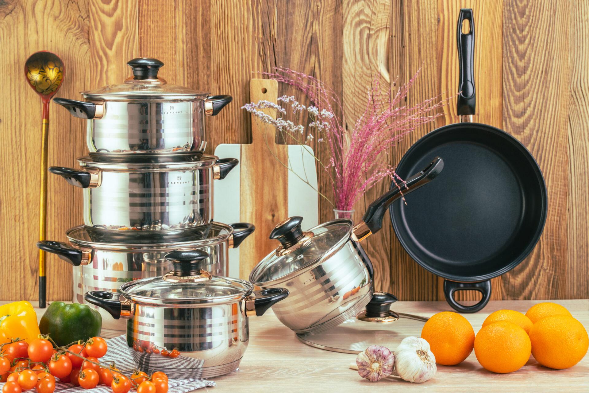 Набір посуду Edenberg EB-1141 нержавіюча сталь 12 пр. (P101236) - фото 8 Набір посуду Edenberg EB-1141 нержавіюча сталь 12 пр. (P101236) - фото 8