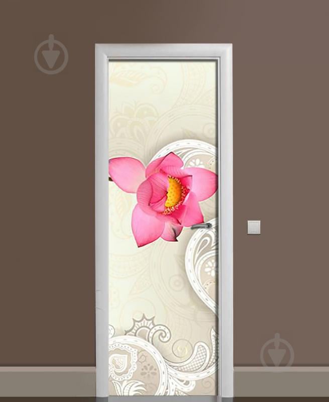 Наклейка на дверь Zatarga «Неотразимые бутоны» 650х2000 мм виниловая 3Д наклейка декор самоклеящаяся Наклейка на дверь Zatarga «Неотразимые бутоны» 650х2000 мм виниловая 3Д наклейка декор самоклеящаяся