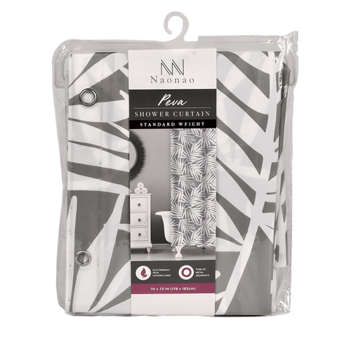 Шторка для ванн Stenson PEVA 180x180 см Grey (R89750)