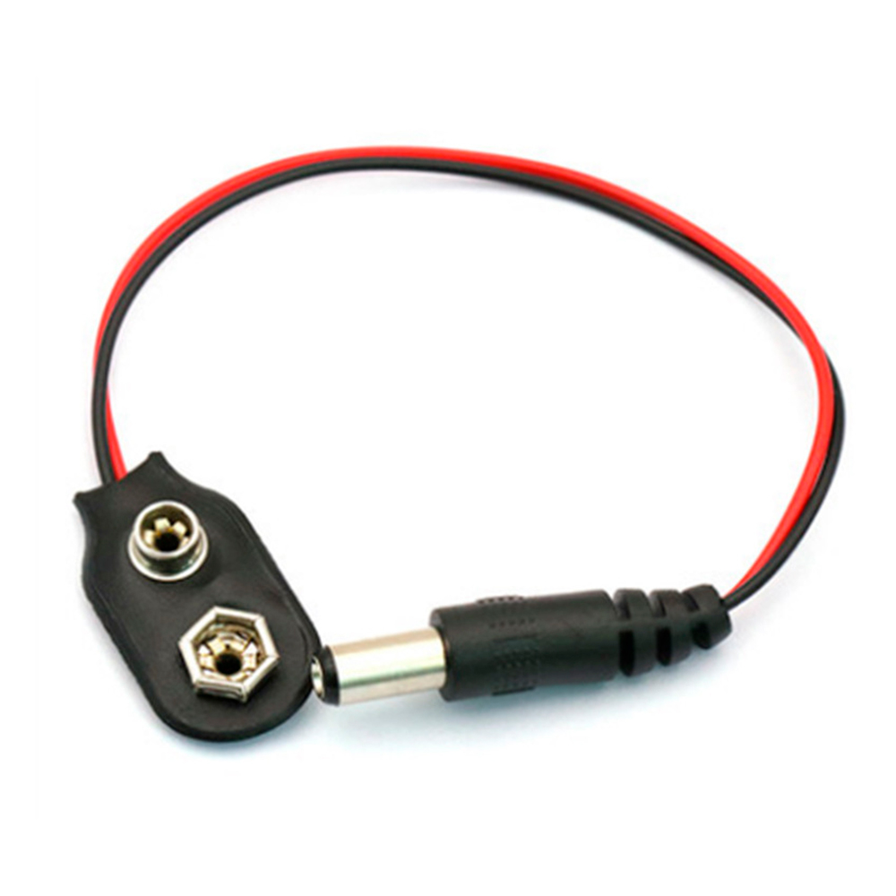 Перехідник VOLTRONIC 9V крона кутовий 5,5х2,1 мм (32480)