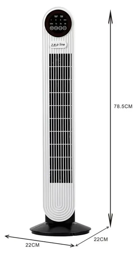 Вентилятор підлоговий Zepline з пультом - фото 5