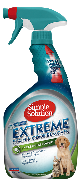 Засіб Simple Solution Extreme Stain&Odor Remover Spring Breeze Scent для нейтралізації запахів і плям з про-бактеріями та ензимами з ароматом весняної свіжості 945 мл (ss13424) - фото 1