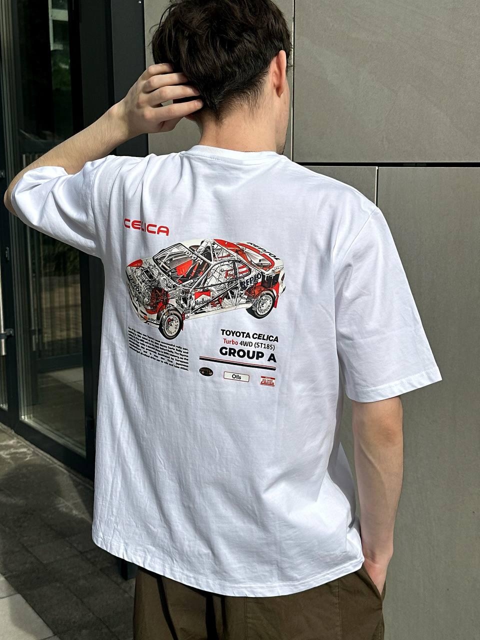 Футболка MEAN LTD Toyota Celica Turbo 4WD Group ST185 1992-94 XL Белый (MLD1850814) - фото 5 Футболка MEAN LTD Toyota Celica Turbo 4WD Group ST185 1992-94 XL Белый (MLD1850814) - фото 5