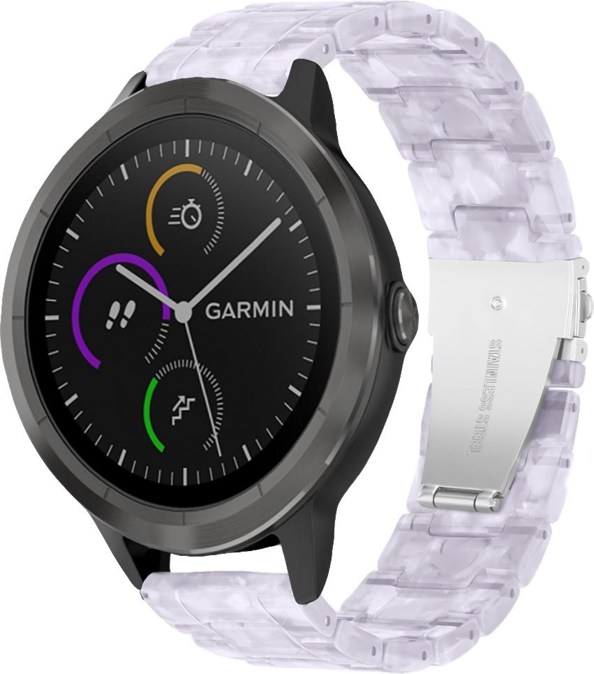 Ремешок из Cмолы Resin для Garmin Vivoactive 3 Pearl (28796-6C)