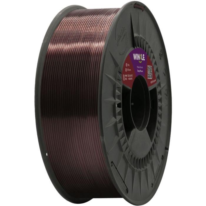 Филамент полупрозрачный WINKLE PETG CRYSTAL 1 кг 1,75 мм для FDM печати Шоколадный (PET01000175MALOSCWNK)