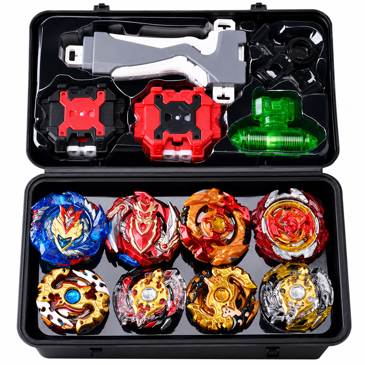 Детский игровой набор BEYBLADE 8 волочков и кейс (1013-073-00) Детский игровой набор BEYBLADE 8 волочков и кейс (1013-073-00)