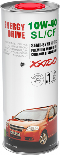 Масло напівсинтетичне XADO SL/CF 10W-40 1 л (224856)