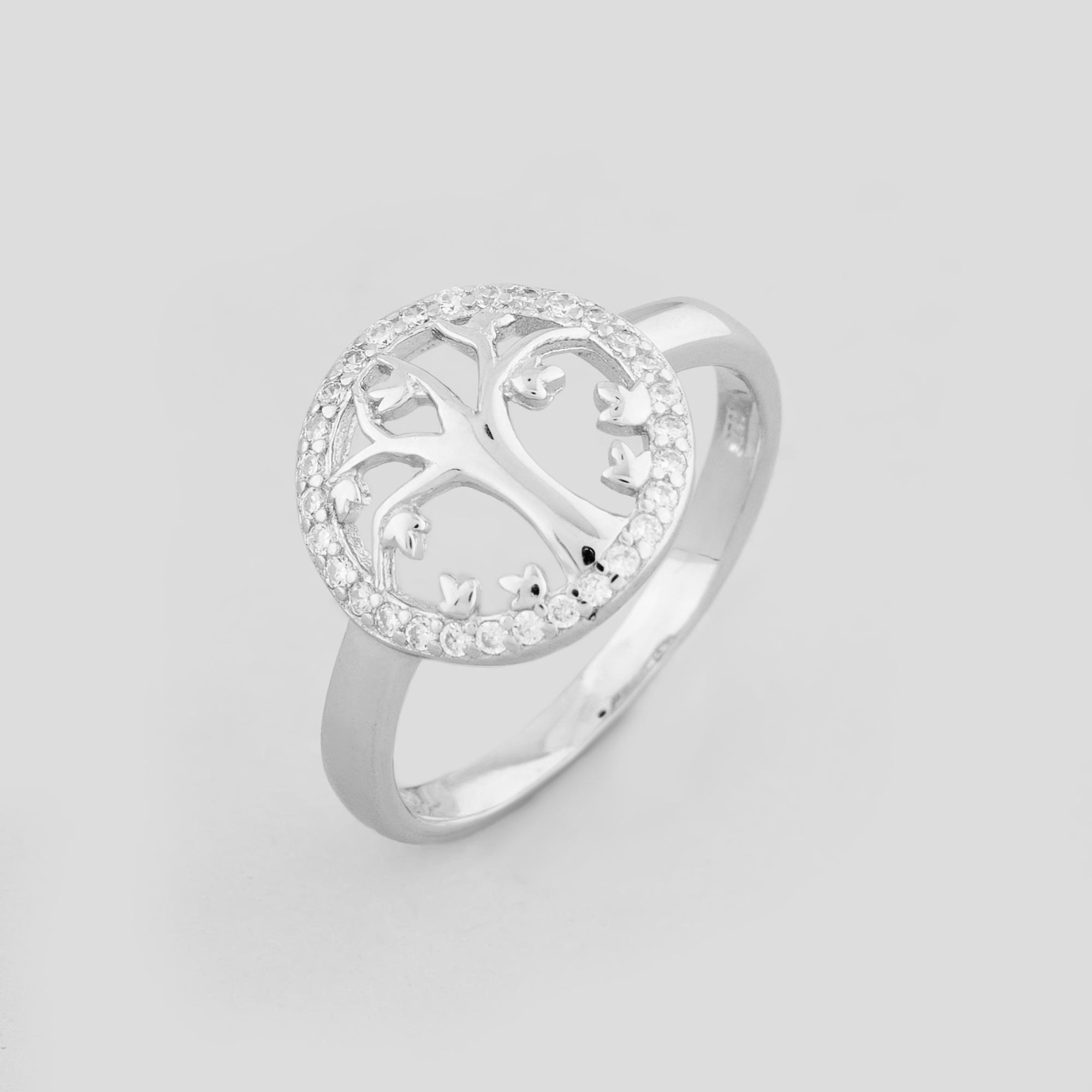 Серебряное кольцо Minimal Дерево жизнь р. 17,5 (15796)