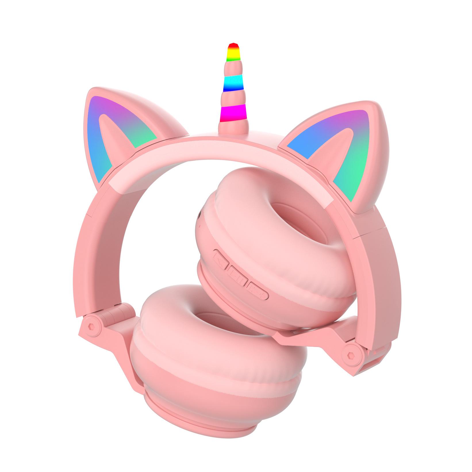 Навушники бездротові Cute Headset 27STN Pink (5e3e3dbf) - фото 10