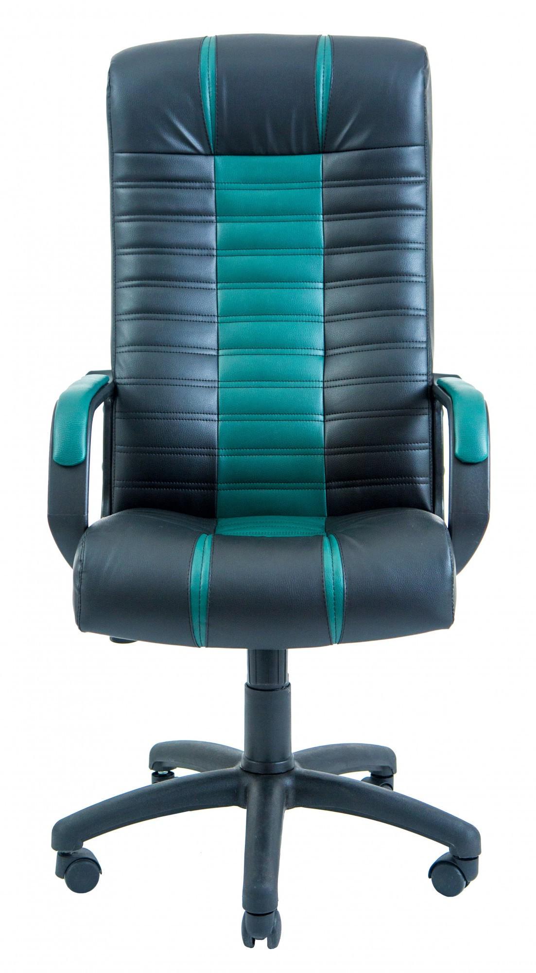 Кресло офисное компьютерное Atlant Skaden Подлокотник Рич ПлаStick М3 MultiBlock Черно-зеленый - фото 2