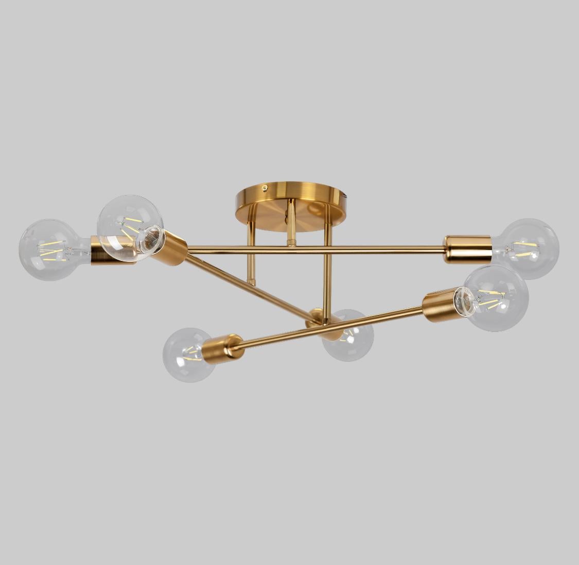 Люстра потолочная на 6 ламп Бронзовый (61-J2010-6 BRZ) Люстра потолочная на 6 ламп Бронзовый (61-J2010-6 BRZ)
