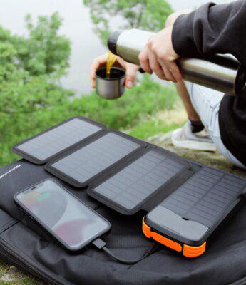 Повербанк Mibrand Extrem 20000 mAh solar folding 2 lights - фото 6