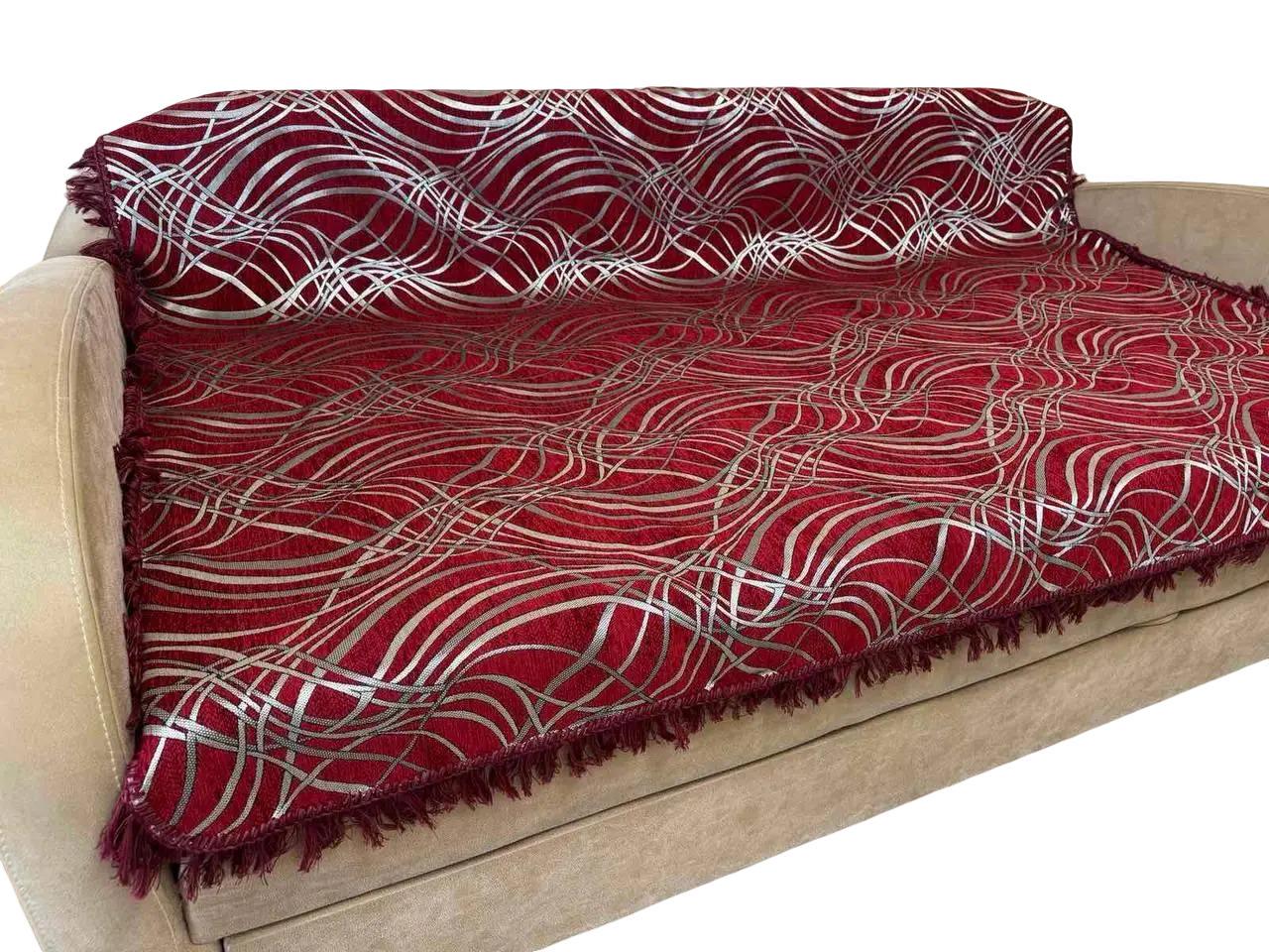 Покрывала с рисунком полуторный 150х200 см/накидки 70х150 см 2 шт. Красный (П4К-gobelen-new-0011-05)