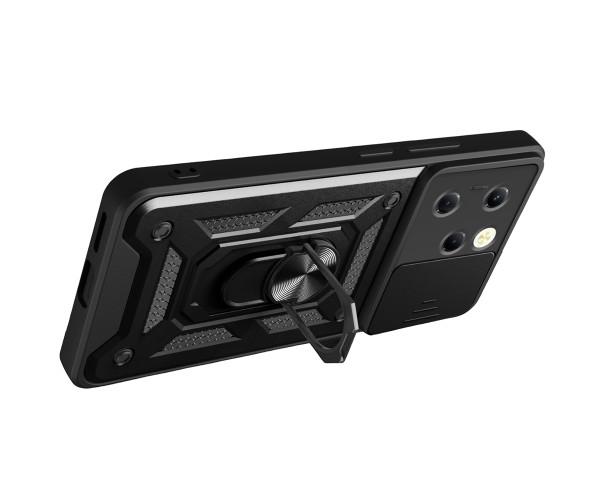 Чехол накладка Ricco Camera Sliding для Infinix Hot 40i / Smart 8 Красный - фото 2