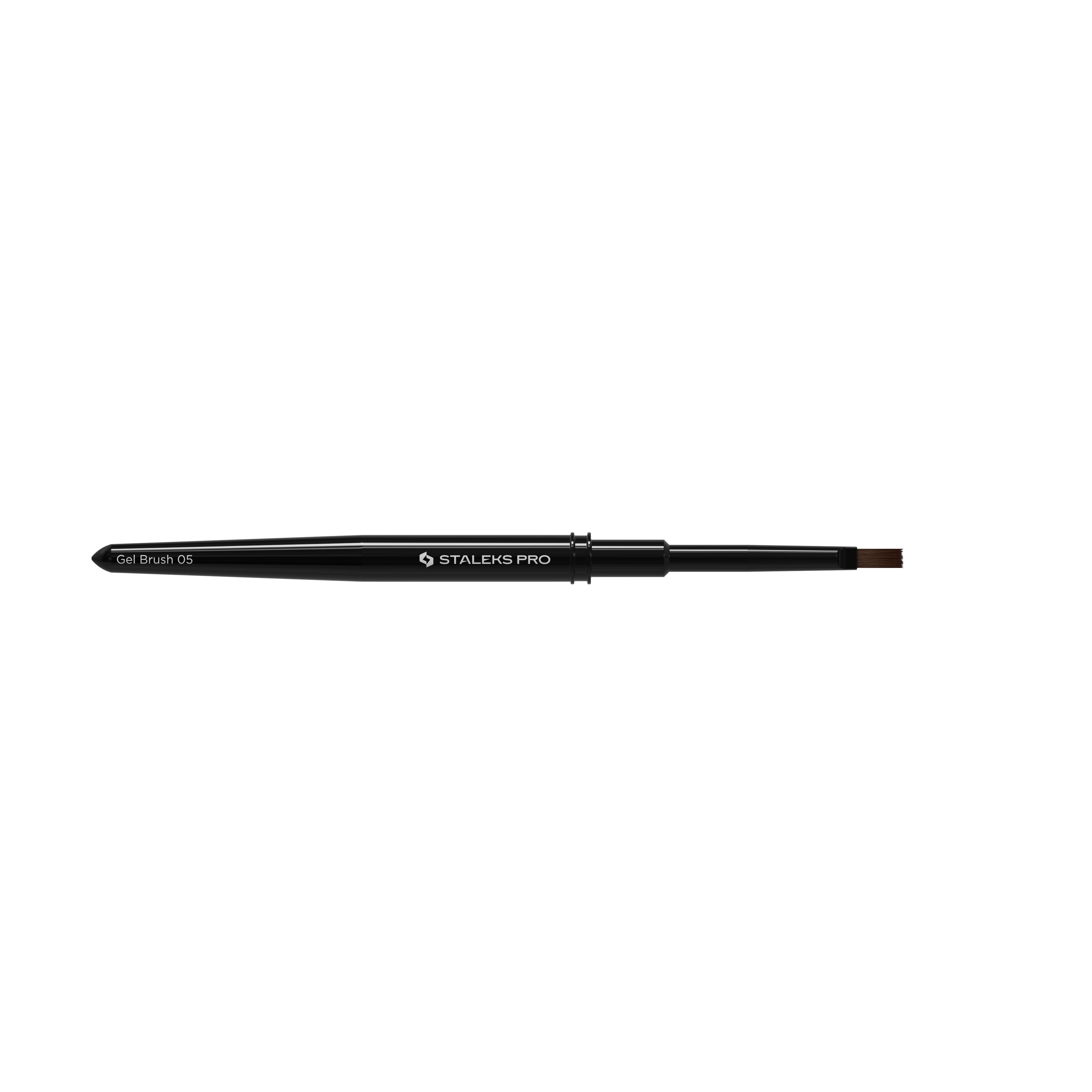 Кисточка для геля прямая STALEKS EXPERT 5х8,5 мм (NBE-05)