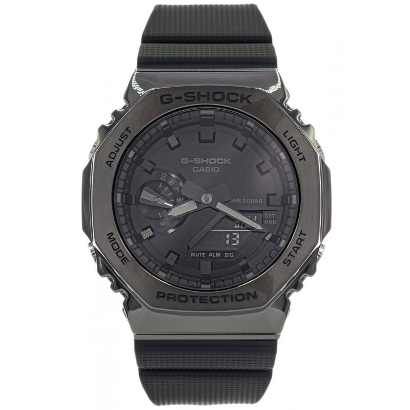 Наручные часы мужские Casio G-Shock GM-2100BB-1A ударопрочные с водозащитой 200 м/подсветкой Черный (3052734128)