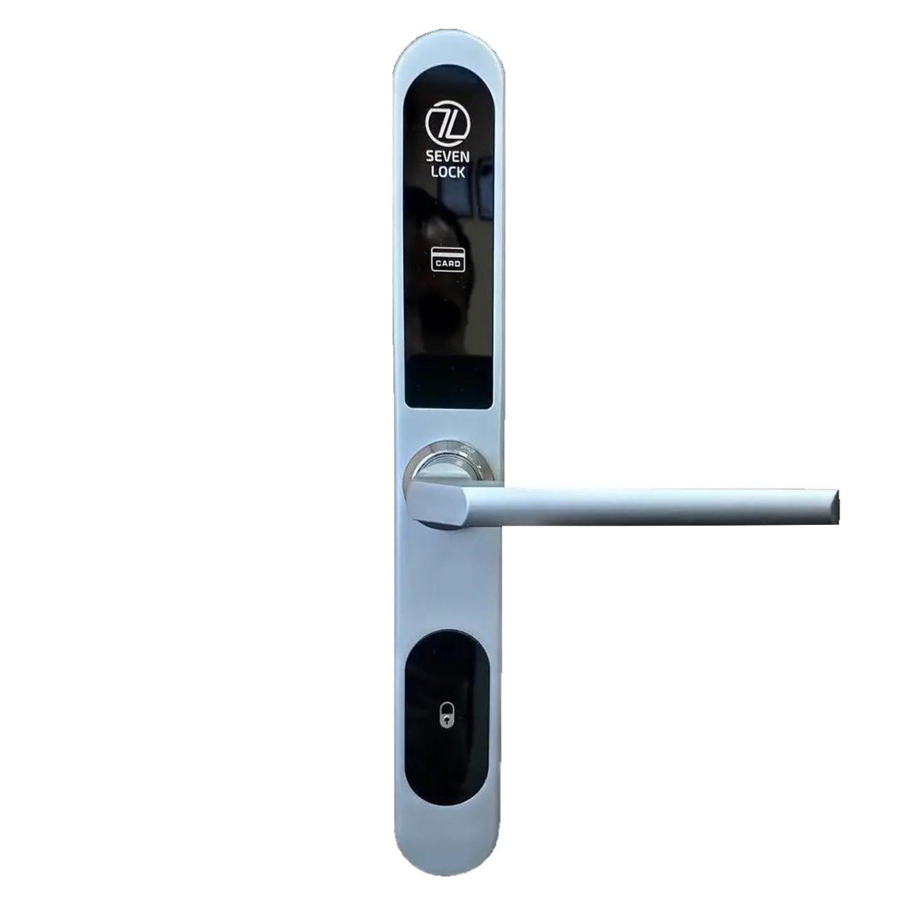 Електронний RFID замок для офісів SEVEN LOCK SL-7737S ID EM Silver (SL7737SsEM) - фото 1