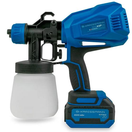 Краскопульт KRAISSMANN 502 ASP 20 MP 2000 мАч аккумуляторный