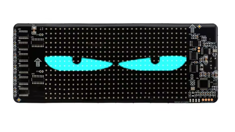 Светодиодная лента в авто LED EYES 92х374 мм (VEN-1664)