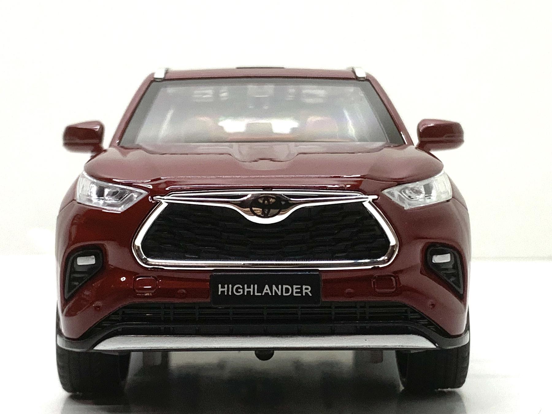 Машина АвтоСвіт Toyota Highlander інерційна відкриваються двері/капот/багажник 21 см Бордовий (AP-2024) - фото 9