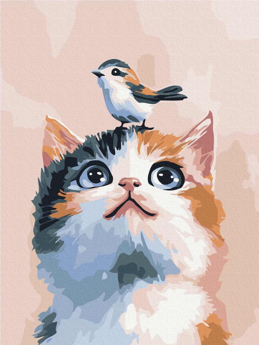 Картины по номерам "Маленькие друзья" (KBS0196) - фото 1 Картины по номерам "Маленькие друзья" (KBS0196) - фото 1