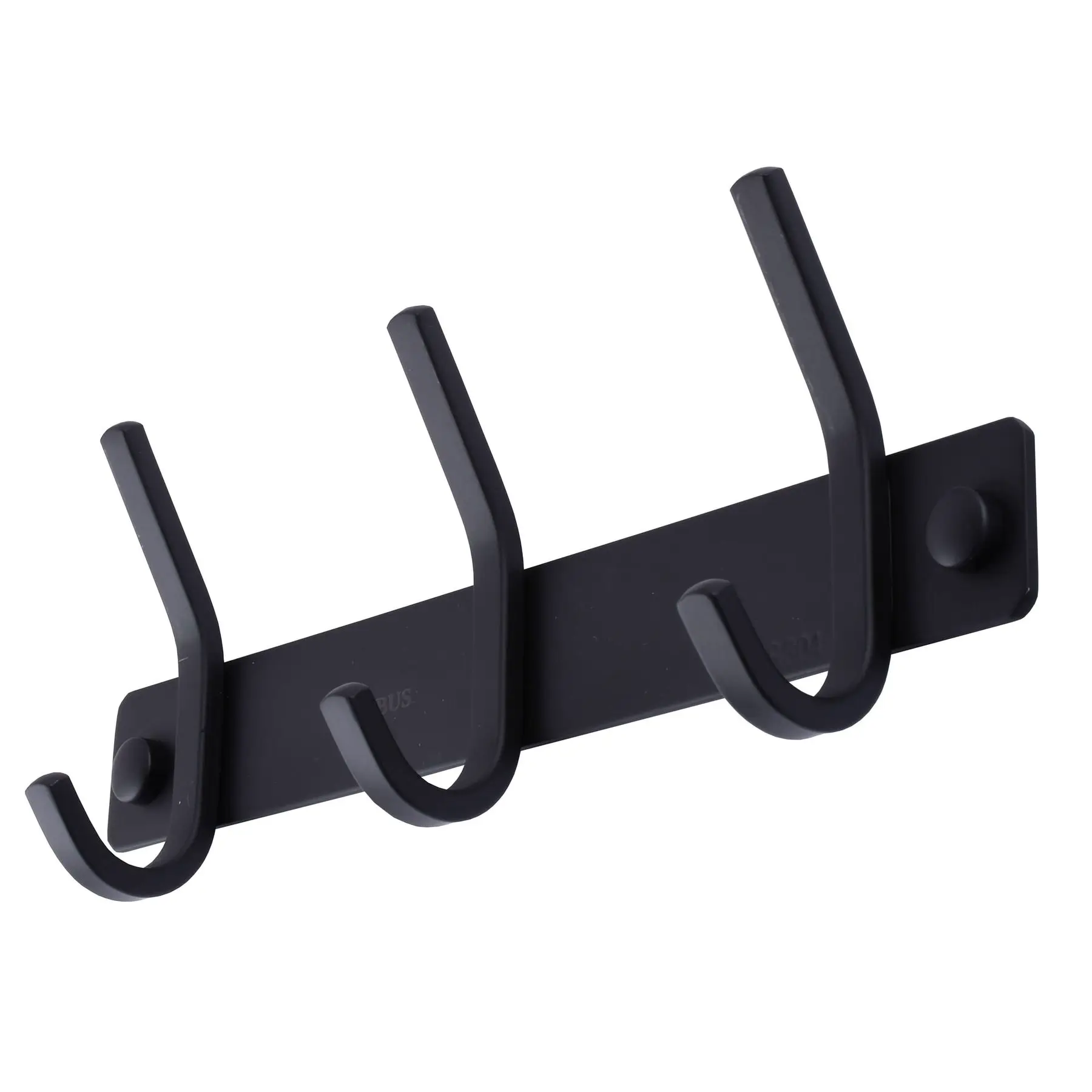 Планка с крючками Globus Lux BQ9435-3 SUS304 Черный матовый (GSR-000022207)