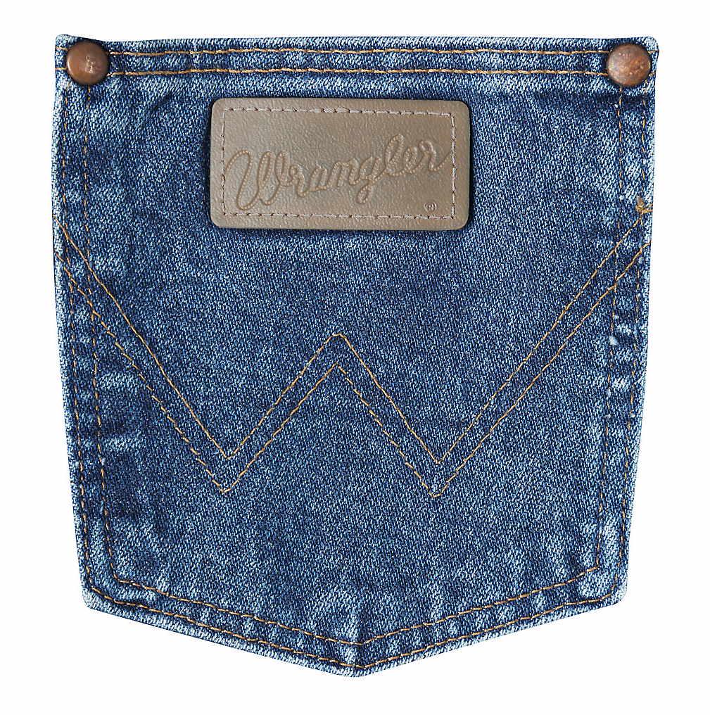 Джинси чоловічі вузькі Wrangler Cowboy Cut Stonewashed W32 L34 (936gbk) - фото 4