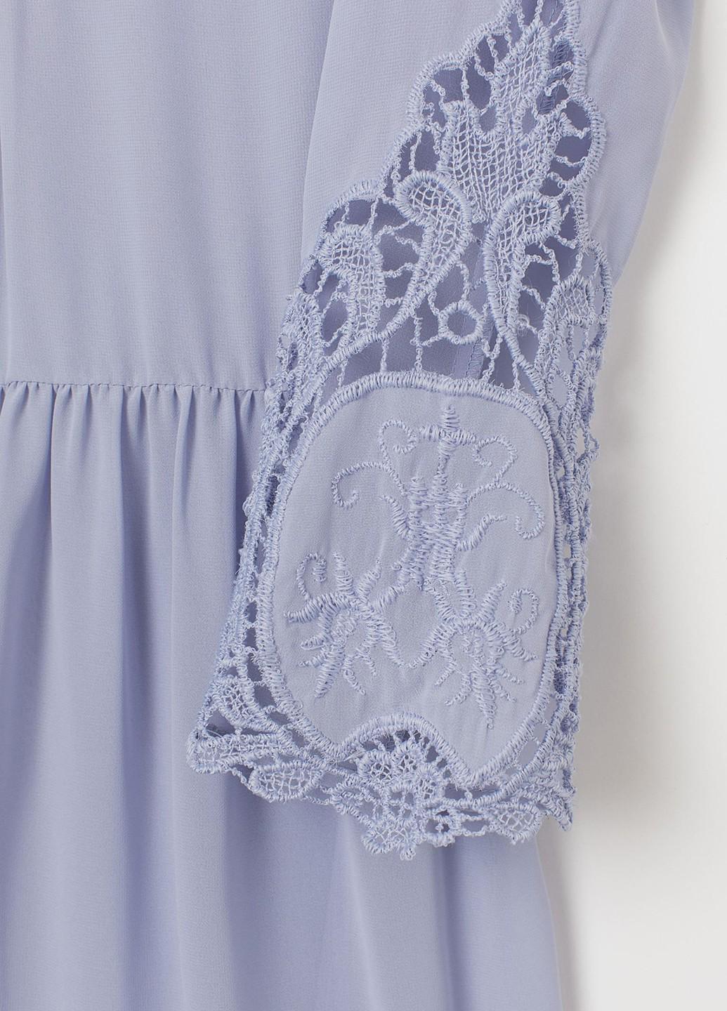 Платье H&M р. 36 Голубой (7301539b52) - фото 3 Платье H&M р. 36 Голубой (7301539b52) - фото 3