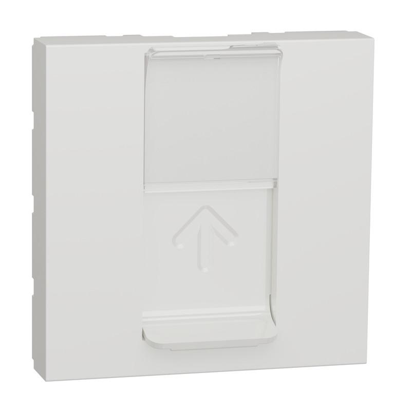 Накладка RJ45 Schneider Electric Unica 2 модуля ABS-UV Белый (NU941118)