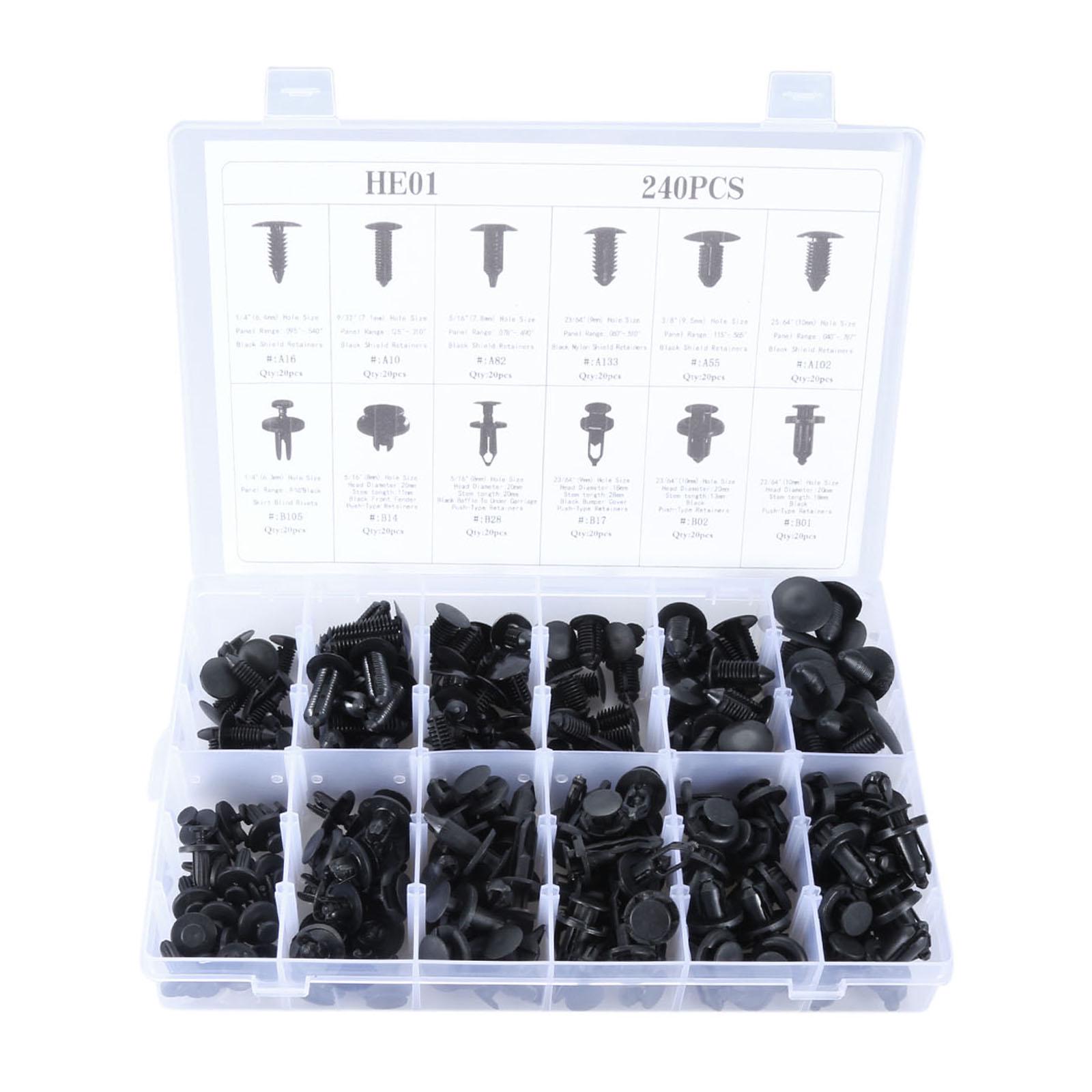 Набор клипс для GM/Ford/Toyota/Honda/Acura 240 шт. (4165099)