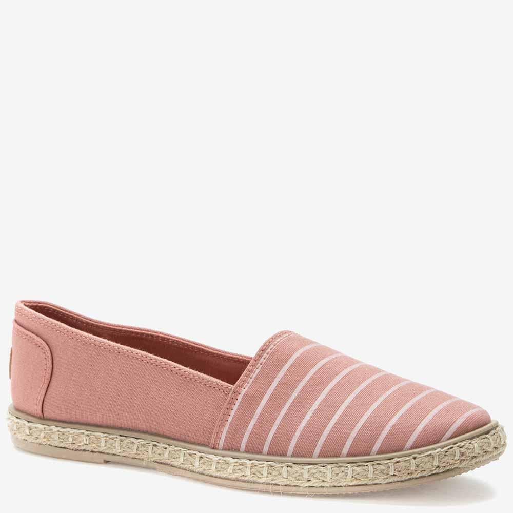 Мокасины женские Crosby текстиль р. 39 Пудровый (407122/01-06)