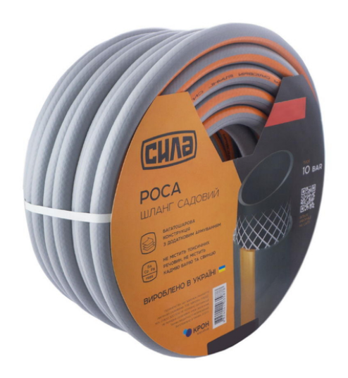 Шланг для поливу Сила Роса ПВХ армований 1/2" 50 м - фото 1