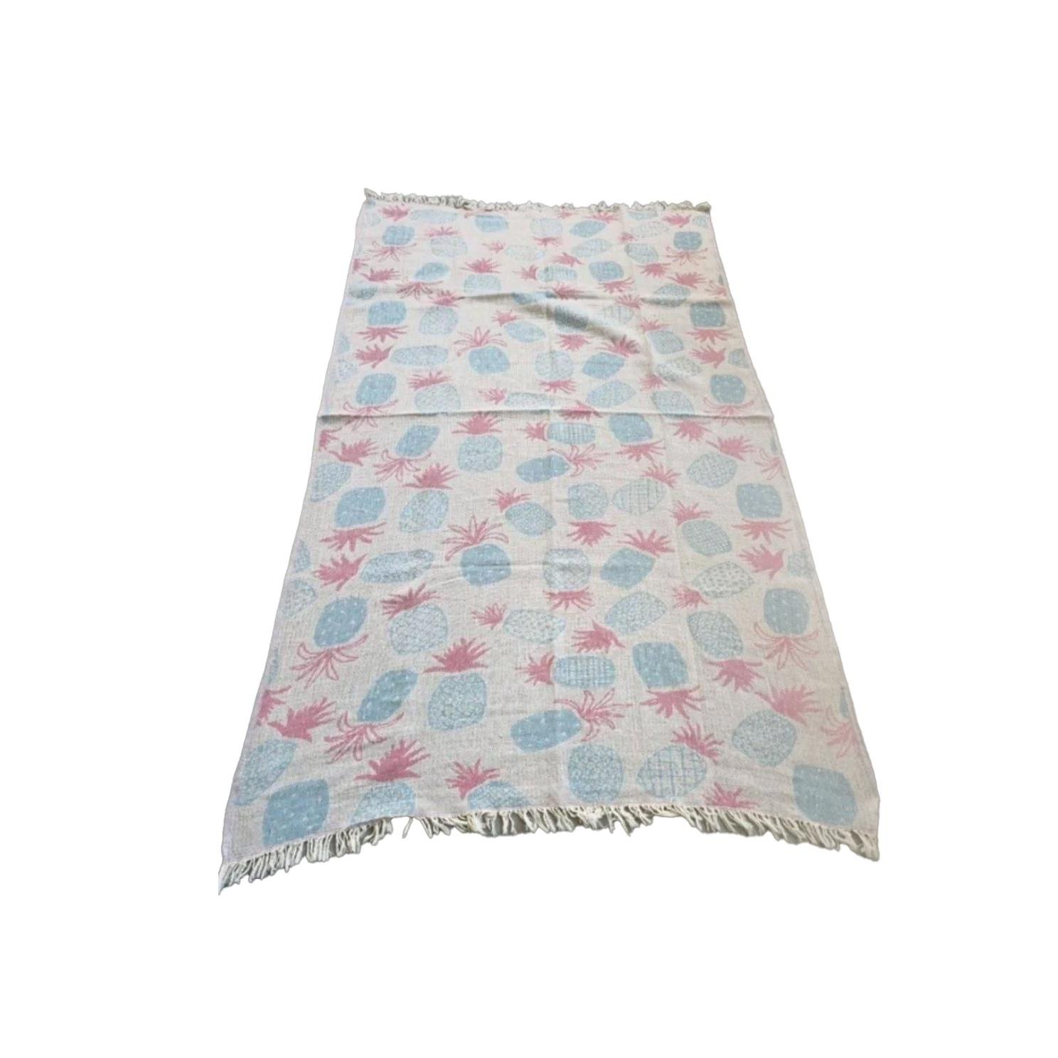 Покрывало хлопковое пештемаль 100х180 см Сиреневый (П4К-AL-peshtamel-003-02)