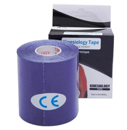 Тейп кинезиологический SP-Sport BC-0474-7_5 7,5 см х 5 м Синий