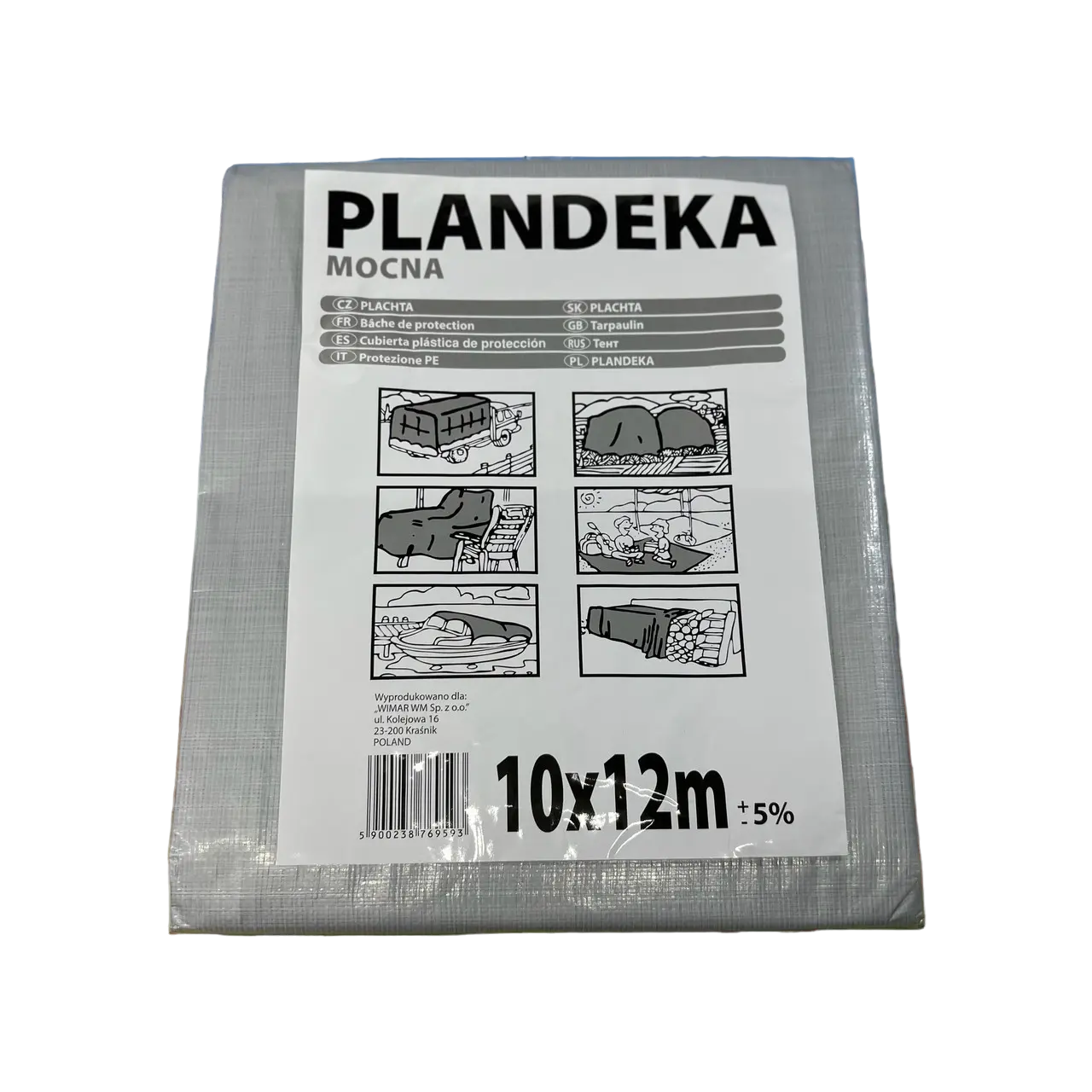 Тент PLANDEKA Wimar защитный тарпаулин 110 г/м² 10х12 м - фото 4 Тент PLANDEKA Wimar защитный тарпаулин 110 г/м² 10х12 м - фото 4