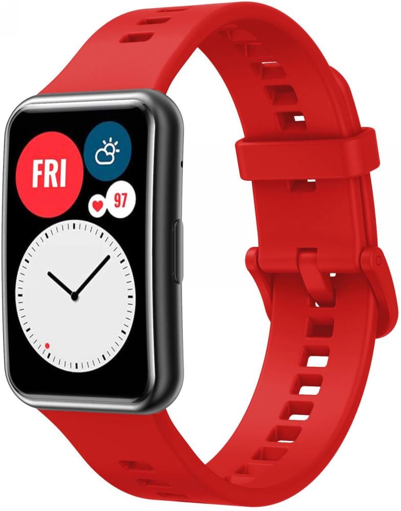 Ремешок Jsota для Huawei Watch Fit Red (18591)