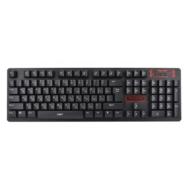 Комплект клавіатура з мишкою UKC HK6500 бездротова Black/Red (10263) - фото 2 Комплект клавіатура з мишкою UKC HK6500 бездротова Black/Red (10263) - фото 2