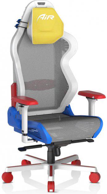 Геймерское кресло DXRacer Air Pro Yellow/Red/Blue (AIR-R1S-WRB.G-B3-NVF) - фото 8