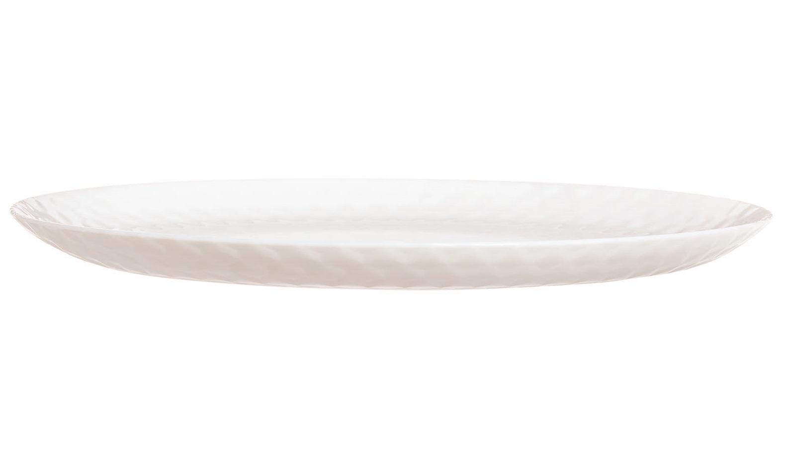 Тарелка Luminarc Pampille d 25 см White (Q4655) - фото 2 Тарелка Luminarc Pampille d 25 см White (Q4655) - фото 2