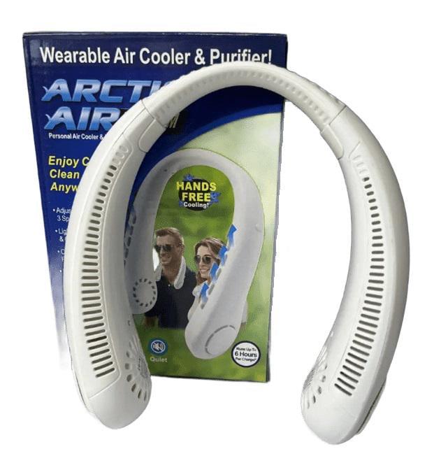 Вентилятор для шиї акумуляторний Arctic Air 2000 mAh Білий (2104618614) - фото 2