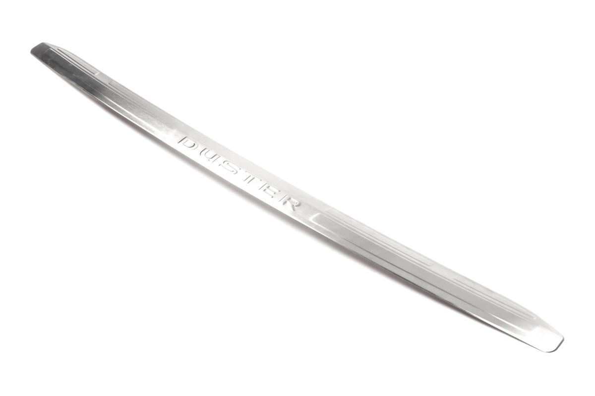 Накладка на задний бампер Omsa Line для Renault Duster 2018-2024 гг. нержавеющая сталь Хром