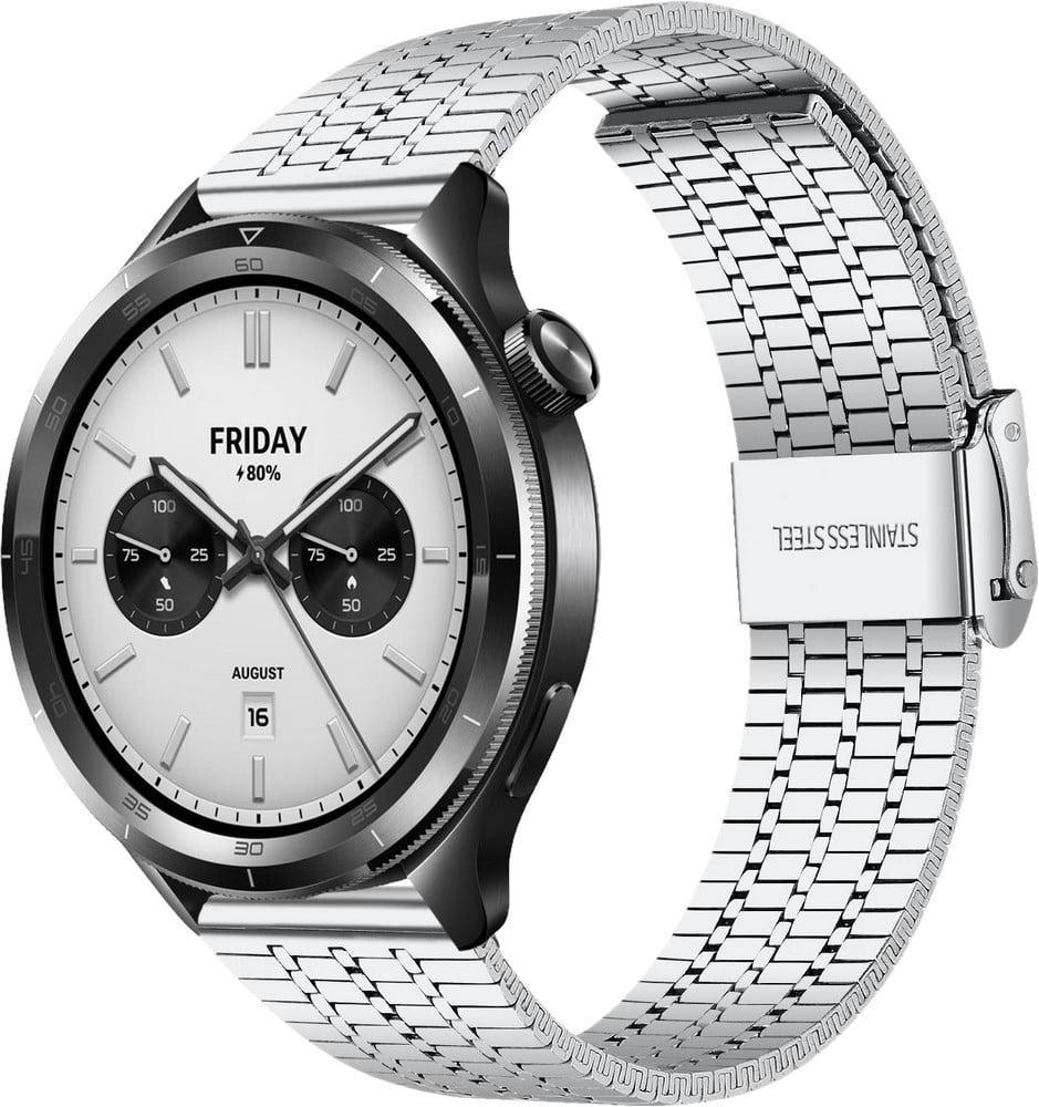 Браслет металевий Counic для Xiaomi Watch S4 47 мм Silver (40579-59)