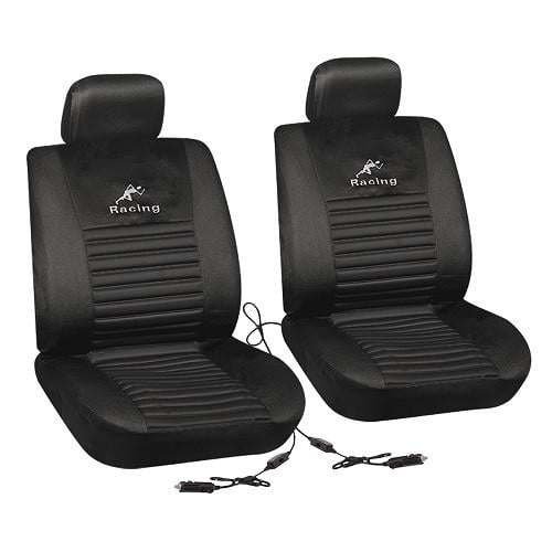 Авточехлы с подогревом Milex Arctic Racing PP-A54016 на передние сиденья Черный (103055)
