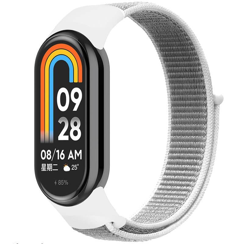 Ремінець Nylon New для Xiaomi Mi Band 8/9 White (00000077679_6)