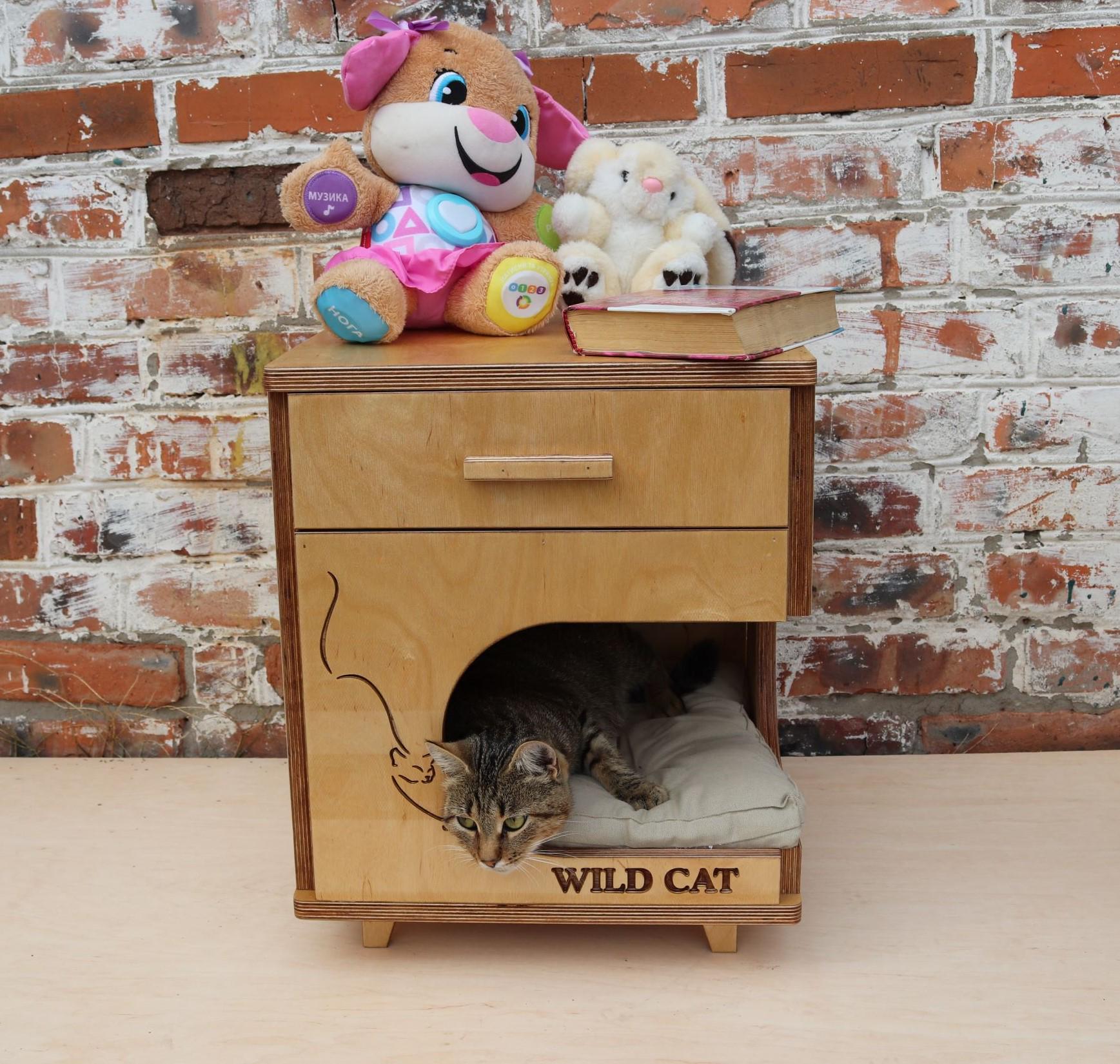 Будиночок-тумба для котів 48х39х39 см (ВВ632)