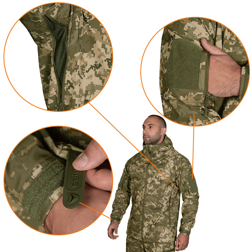 Куртка Camo-Tec Stalker SoftShell XL MM14 (30589) - фото 4